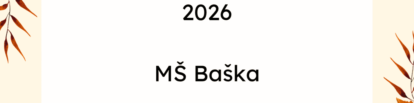 akce MŠ Baška říjen